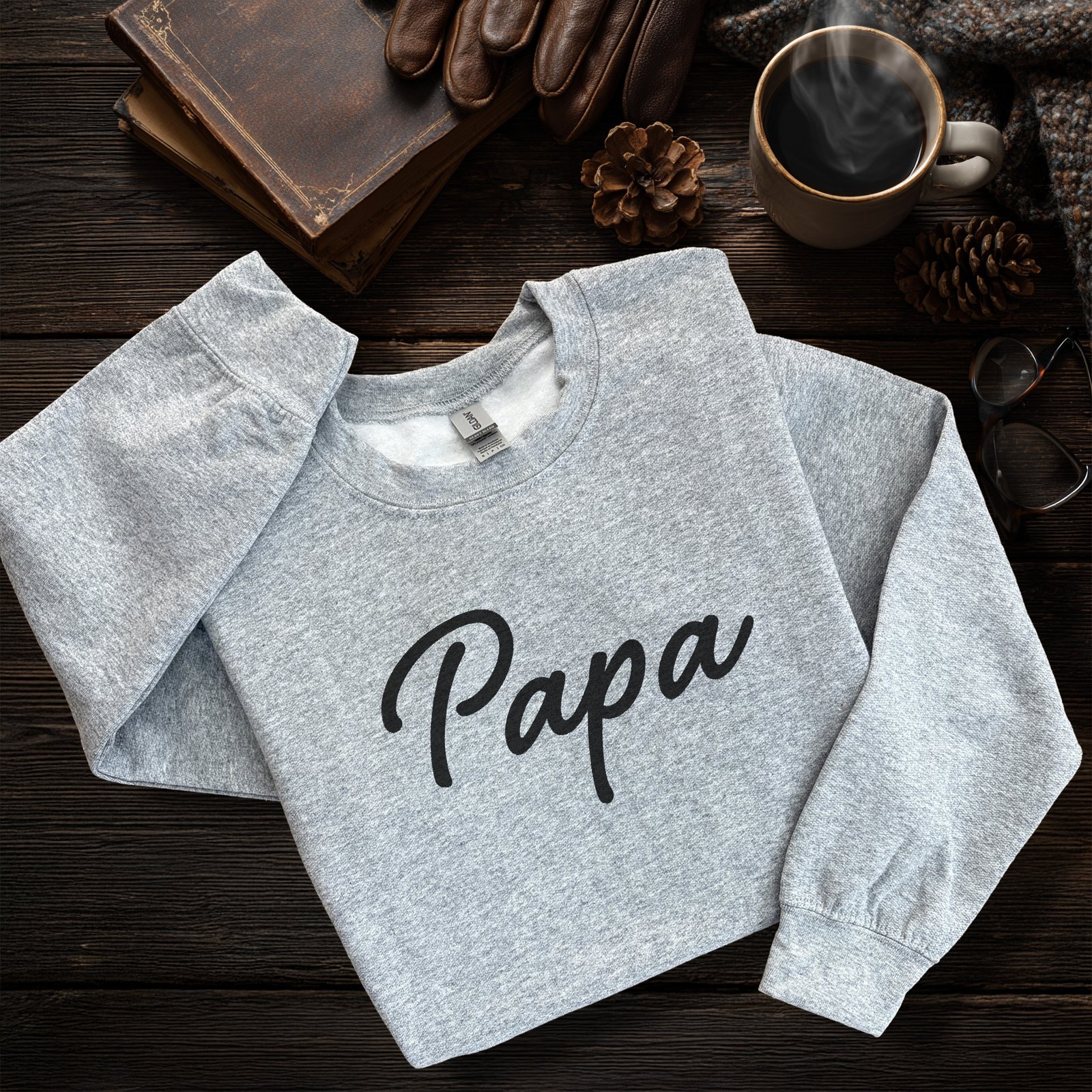 Papa Essence Pure – Crewneck brodé et personnalisé – Image 4