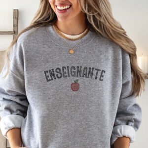 Enseignante Passion - Crewneck brodé