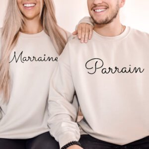 Parrain élégance - Crewneck brodé et personnalisé
