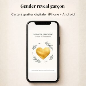 gender reveal en français garçon