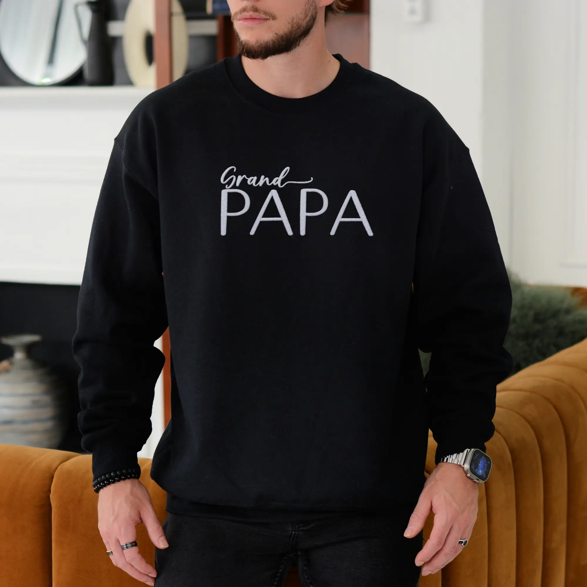 Grand-papa Évidence – Coton ouaté brodé et personnalisé – Image 2